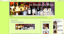 Desktop Screenshot of 50statesofwine.com