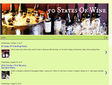 Tablet Screenshot of 50statesofwine.com